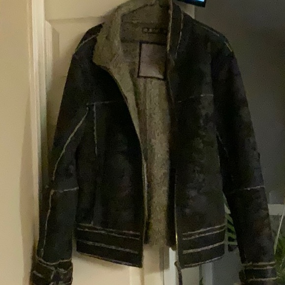 Men’s M UB Jeans Jacket “Sheepskin” look - Picture 1 of 6